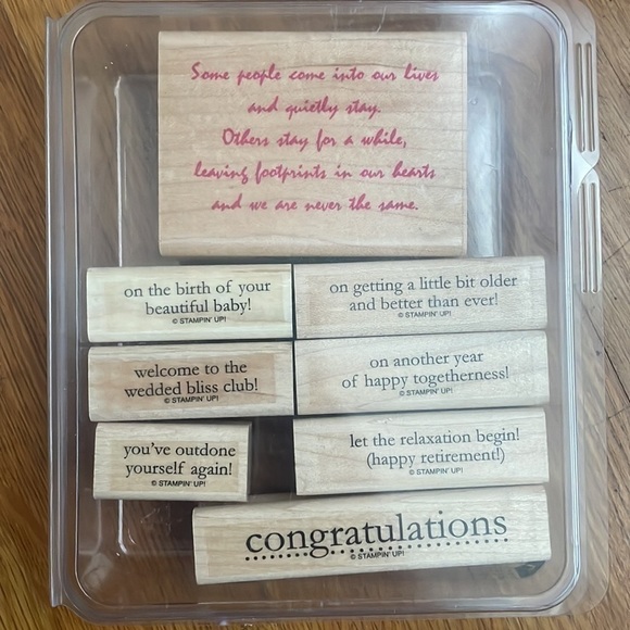 Stampin Up Lot! Rubber Stamp Collection - Picture 4 of 6